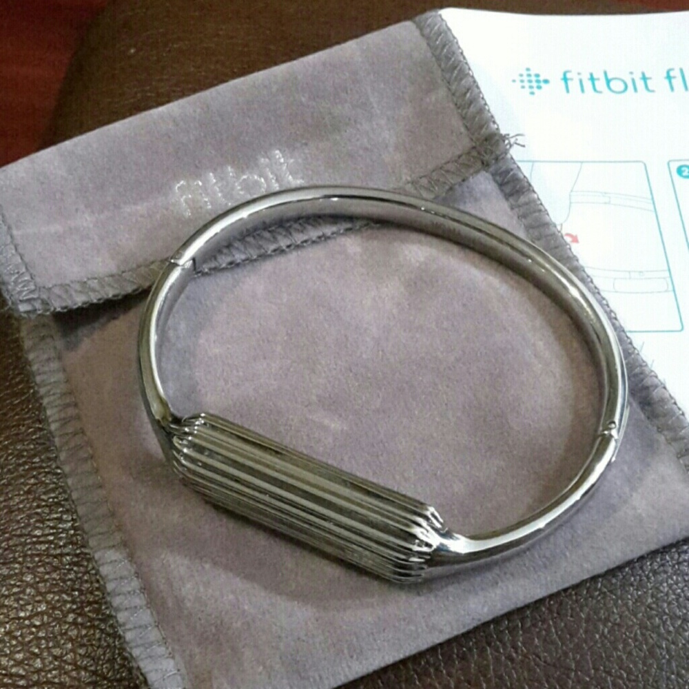 Fitbit silver bracelet